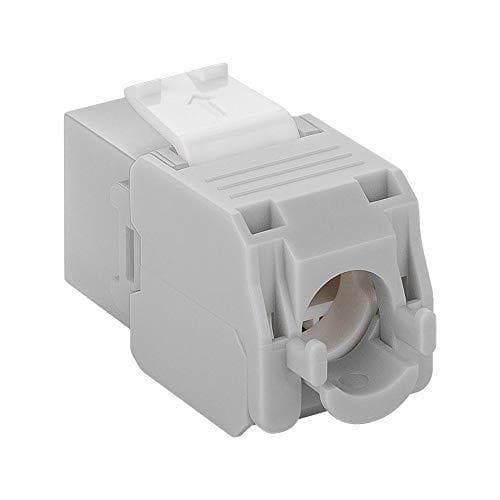 DS-IT CAT6a UTP Keystone netværksstik - værktøjsløs - grå (DS-KC-UTP6A-TL-2)