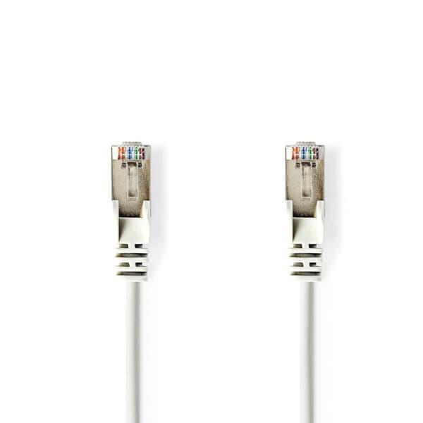 Nedis CAT6 Kaapeli | RJ45 Uros | RJ45 Uros | S/FTP | 5,00 m | Pyöreä | LSZH / PVC | Valkoinen | ikkuna laatikko