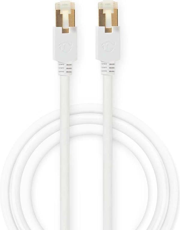 Nedis CAT6 Kaapeli | RJ45 Uros | RJ45 Uros | S/FTP | 5,00 m | Pyöreä | LSZH / PVC | Valkoinen | ikkuna laatikko