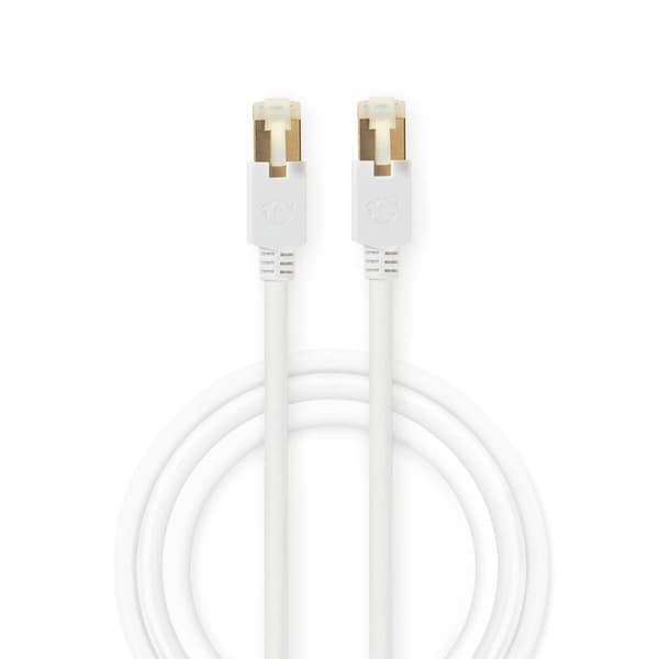 Nedis CAT6 Kaapeli | RJ45 Uros | RJ45 Uros | S/FTP | 5,00 m | Pyöreä | LSZH / PVC | Valkoinen | ikkuna laatikko