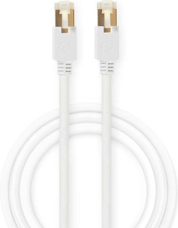Nedis CAT6-kabel | RJ45 hane | RJ45 hane | S/FTP | 5,00 m | Runda | LSZH / PVC | Vit | fönsterlåda
