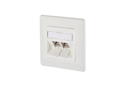 BTR MODUL OP KAT 6A 270° 2 PORT Hvid