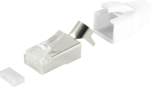 S-Conn 72067-10W johtoliitin RJ-45 valkoinen (72067-10W)