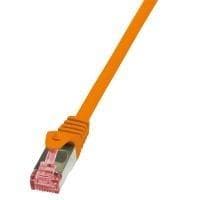 Logilink PrimeLine - välikaapeli - RJ-45 (M) - RJ-45 (M) - 7,5 m - SFTP, PiMF - CAT 6 - halogeeniton - oranssi (CQ2088S)