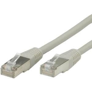Secomp VALUE - Patch-kabel - RJ-45 (M) til RJ-45 (M) - 10 m - SFTP, PiMF - CAT 6 - formet, snoet - Grå (21.99.0810)