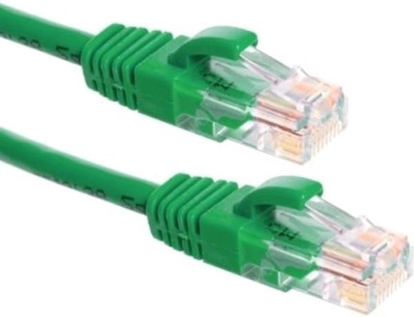 UTP CAT6a patchkabel 3 meter grøn - 100% kobber