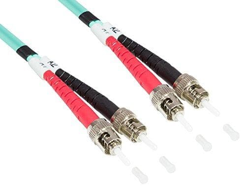 Patchkabel fiberoptisk duplex OM3 (multimode, 50/125) ST/ST, 5m, Good Connections®