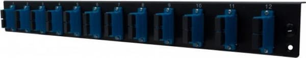 FO frontpanel udstyret til FO splejsningsboks, 12 x SC duplex monomode (395428)
