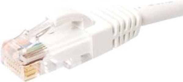 UTP CAT5e patchkabel 5 meter hvid - 100% kobber