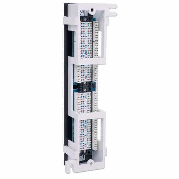 Intellinet - Patch Panel - RJ-45 X 12 - Sort (162470)