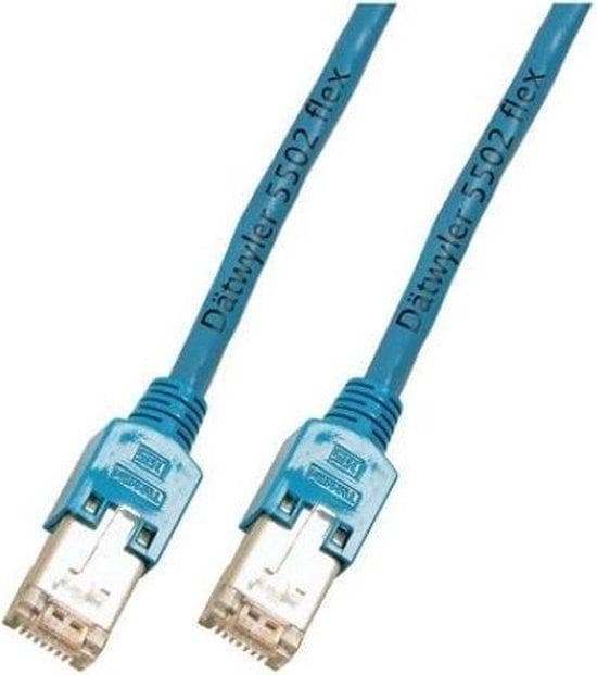 Producent: EFB Elektronik RJ45 patchkabel S/UTP, Cat.5e, TM11, Datwyler CU 5502 PVC, 7,5m, blå Cat.5e RJ45 patchkabel fremstillet i Europa sikrer mege
