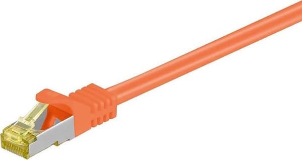 Cat7 S/FTP (PIMF) patchkabel 1 meter orange
