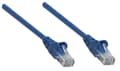 Miniatyrbillede 2 af 4: Intellinet - Patch ledning - RJ-45 (M) til RJ-45 (M) - 15 m - UTP - CAT 5e - støbt, uden krog - Blå