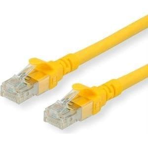 ROLINE - Patch ledning - RJ-45 (M) til RJ-45 (M) - 7,5 m - UTP - CAT 6a - halogenfri, støbt, snoet - Gul (21.15.2726)