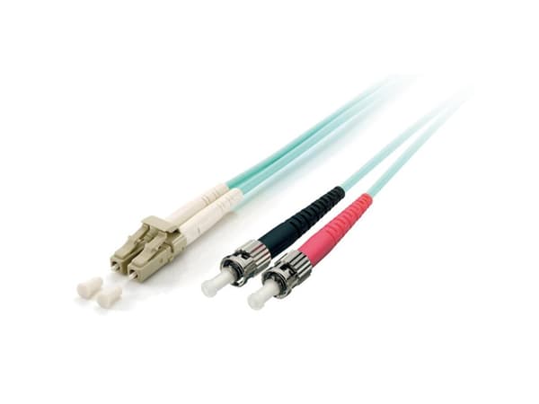 Udstyr 255217 Fiberoptisk kabel 15 m OM3 LC ST Turkis
