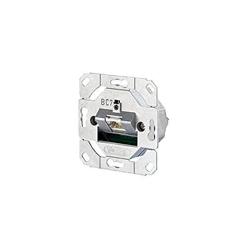 BTR Blumberger E-DAT C6A 1 port UP0 BTR, RAL 9010 130C371200-I rustfrit stål 1 stk dataforbindelsesstik