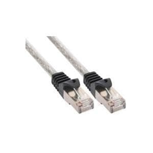 INLINE - välijohto - RJ-45 (M) - RJ-45 (M) - 30 m - SFTP - CAT 5e - muotoiltu - kirkas