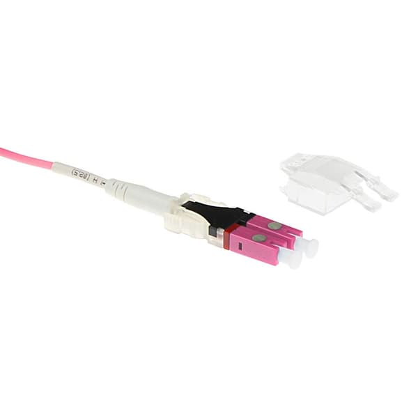 ACT RL8402 Fiberoptisk kabel 2m LSZH OM4 2x LC Violet (RL8402)