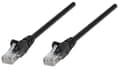 Miniatyrbillede 1 af 4: Intellinet - Patch-kabel - RJ-45 (M) - RJ-45 (M) - 7,5 m - UTP - CAT 6 - presset, glat - Sort (342094)