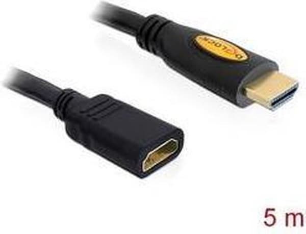 Delock - HDMI forlængerkabel - 5 meter