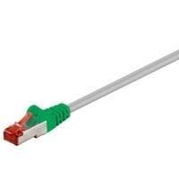 Wentronic Goobay CAT 6 Crossover Patch-kabel, S/FTP (PiMF), Grå, Grøn, Grågrøn, 7,5 m - LSZH Halogenfri, Kobber (33280)