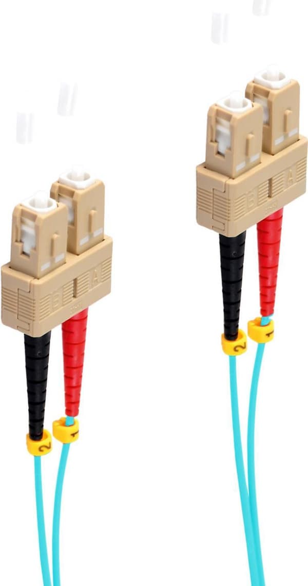 shiverpeaks BS77921/3 fiberoptisk kabel 1m SC OM3 Aqua Color (BS77921/3)