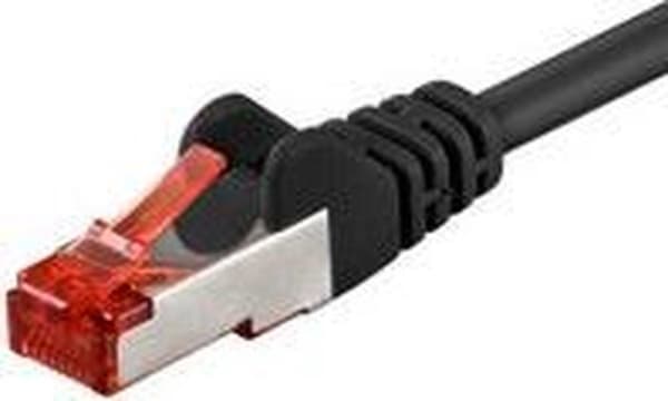 CAT6 S/FTP (PIMF) patchkabel 1 meter sort
