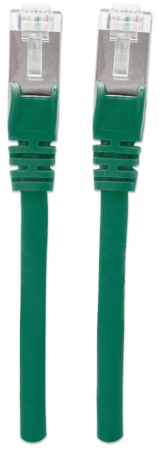 Intellinet 350655 verkkokaapeli Cat6A SFTP 100 % kupari RJ-45 uros/RJ-45 uros 7,5 m vihreä