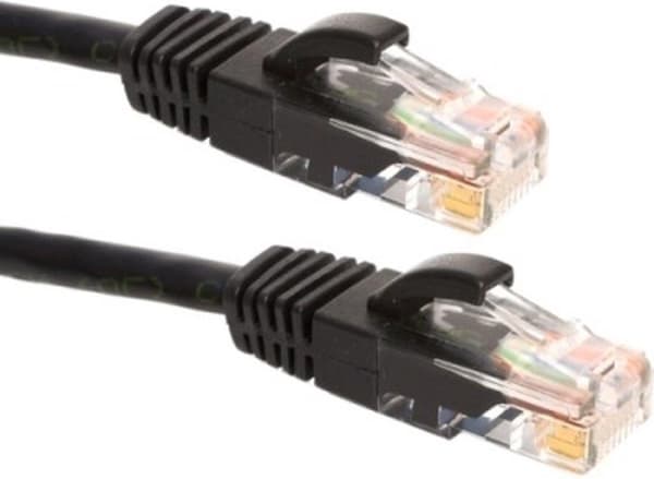 UTP CAT6a patch-kaapeli 0,50 metriä musta - 100% kuparia