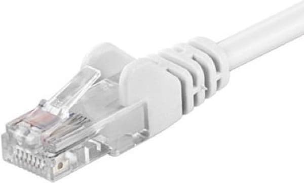 CAT5e UTP patchkabel 5 meter hvid - CCA