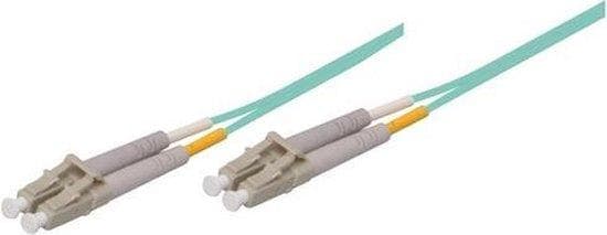 Gode ​​forbindelser Alcasa GODE FORBINDELSER - Patch-ledning - LC Multi-Mode (M) - LC Multi-Mode (M) - 2 m - Fiberoptik - 50/125 mikron - OM3 - Turkis