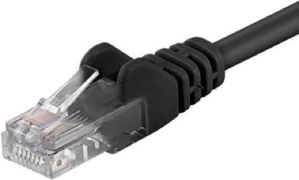 CAT5e UTP patch -kaapeli 3 metriä musta - CCA