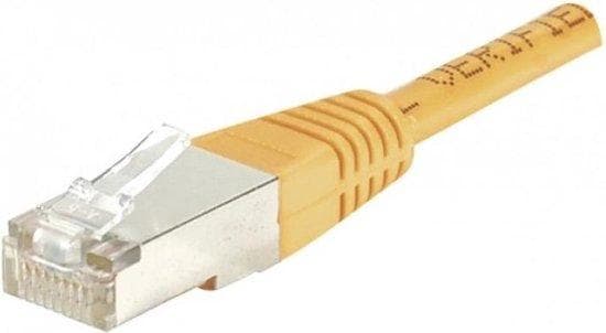 Patchkabel F/UTP, CAT.6, orange, 15,0 m patchkabel med særlig smal knækbeskyttelse (853337)