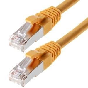 Herweck Helos - liitäntäkaapeli - RJ-45 (M) - RJ-45 (M) - 20,0 m - SFTP-kaapeli - CAT 6 - keltainen (118016)