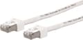 Miniatyrbillede 3 af 3: Metz Connect 13084V3088-E RJ45 Netværkskabel, patchkabel CAT 6 S/FTP 3,00 m Hvid Afskærmet, Halogenfri, Meget fleksibel 1 stk.