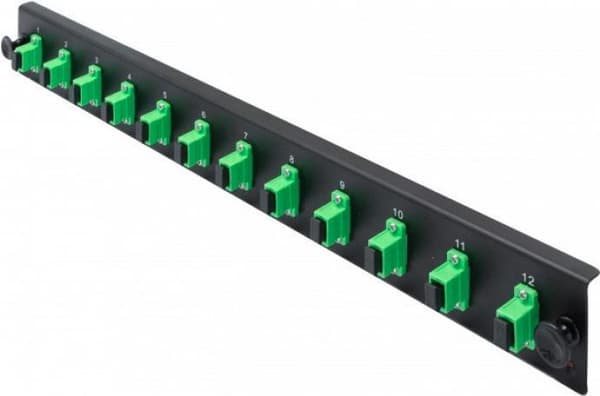 FO frontpanel udstyret til FO splejsningsboks, 12 x SC APC (395422)