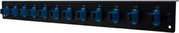 FO frontpanel udstyret til FO splejsningsboks, 12 x SC simplex monomode (395426)