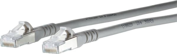 Metz, Patch kabel, S/FTP Cat6A, flex, LSOH, grå, 0,2m
