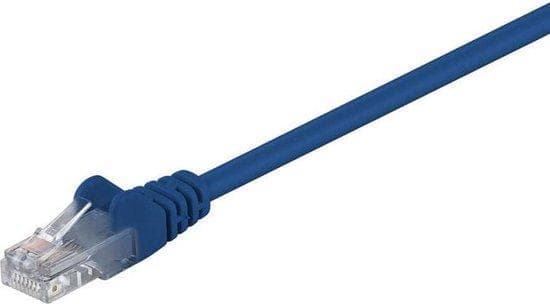 Producent: EFB Elektronik RJ45 patchkabel U/UTP, Cat.6, PVC, CCA, 30m, blå Det uskærmede Cat.6 RJ45 patchkabel sikrer meget gode egenskaber til 5 Giga