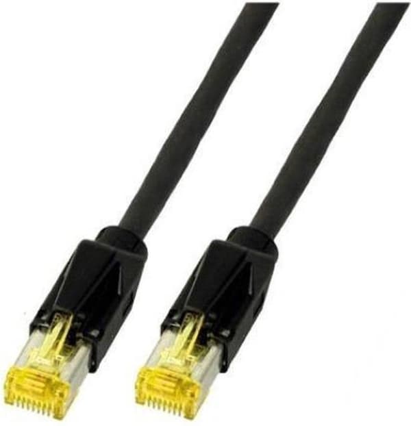 EFB Elektronik K3130.1 netværkskabel 1 m Cat7 S/FTP (S-STP) Sort