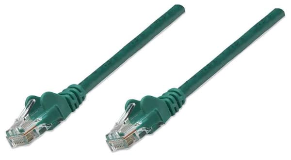 Intellinet IC Intracom Manhattan patchkabel Patchkabel Cat6 UTP grøn 0,5 m