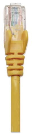 Miniatyrbillede 3 af 4: Intellinet 318969 Rj45 netværkstilslutningskabel Cat 5E U/Utp 1 M Gul