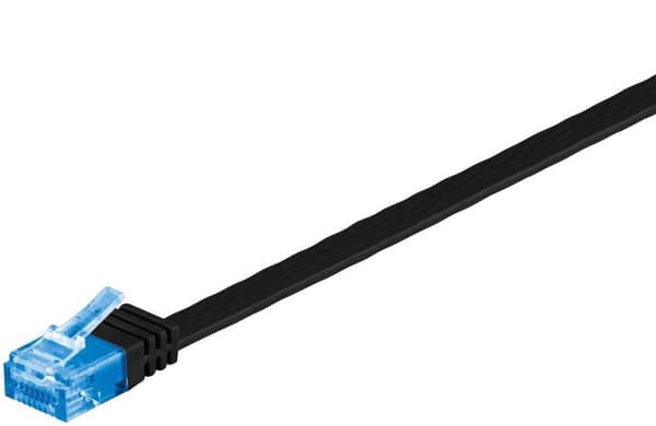 Wentronic CAT6A verkkokaapeli - RJ45 - musta - 15 m