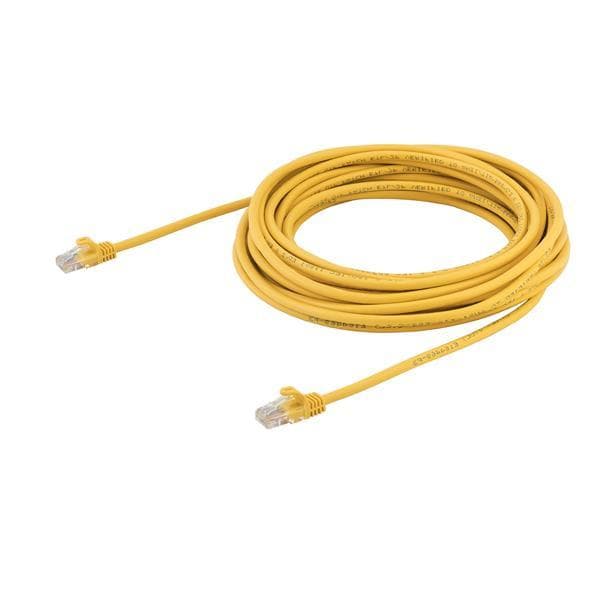 StarTech Cat5e Ethernet netværkskabel med snagless RJ45 stik - UTP kabel 10m gul