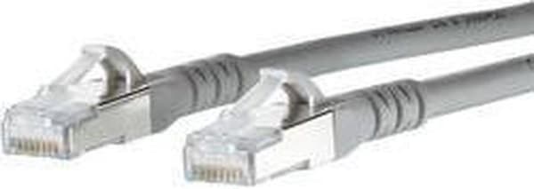 BTR NETCOM - Cat6A nätverkskabel - Grå - 5 meter