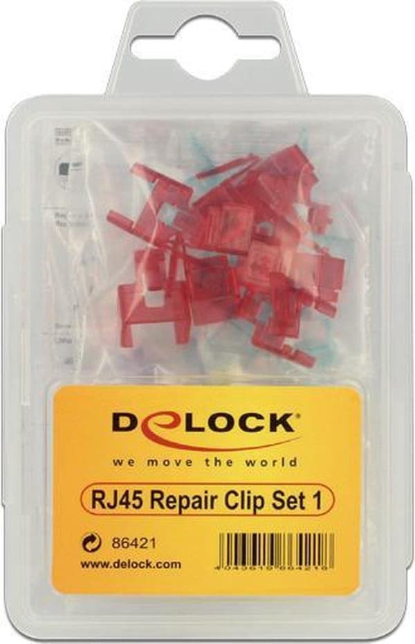 DeLOCK Reparationsklämmor för RJ45-kontakter