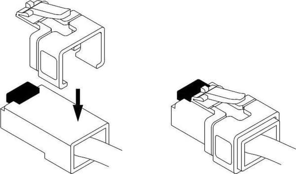 DeLOCK Reparationsklämmor för RJ45-kontakter