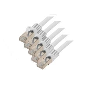 S-ConnCat.7 raakakaapeli S/FTP 3 m - RJ-45 - RJ-45 - uros/uros - kulta - Cat.7 raakakaapeli - S/FTP (S-STP) (75513-W-SET5)