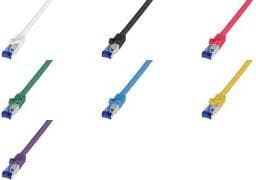 LogiLink patchkabel Ultraflex, Cat.6A, S/FTP, 10 m, hvid med Cat.7 råkabel, ekstra fleksibelt & blødt kabel med - 1 stk (C6A091S)