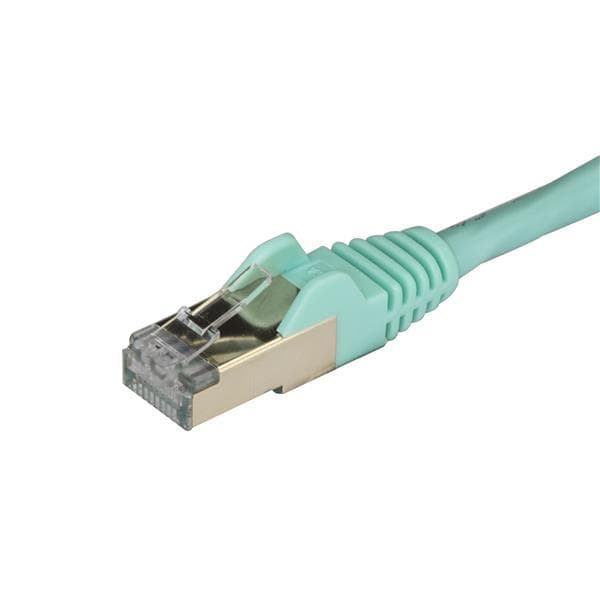 StarTech.com 2.0mCat6a Ethernet-kaapeli - suojattu (STP) - Cat6a verkkokaapeli - Cat6a liitäntäjohto - Cat 6a - turkoosi - liitäntäjohto - RJ-45 (M) -